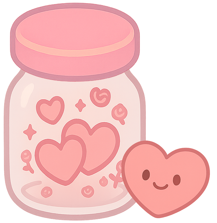 GratJar app showing a full gratitude jar